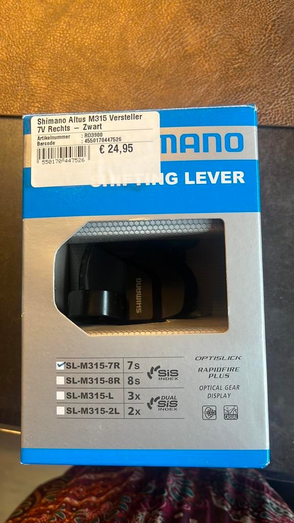 Shimano versteller versnellingskabel shifter, Fietsen en Brommers, Fietsonderdelen, Ophalen of Verzenden, Zo goed als nieuw