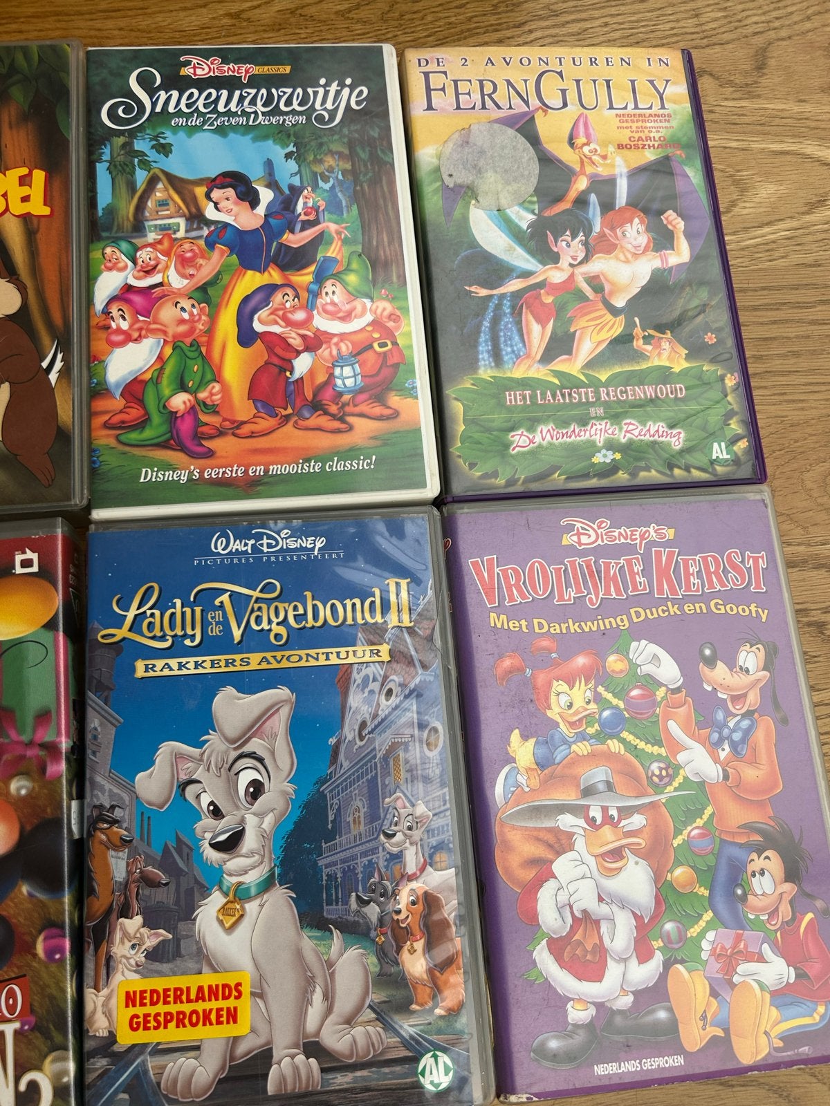 10 meest bekende Disney VHS-banden - Klassieke collectie, Cd's en Dvd's, Alle leeftijden, Ophalen of Verzenden, Gebruikt, Nederlands