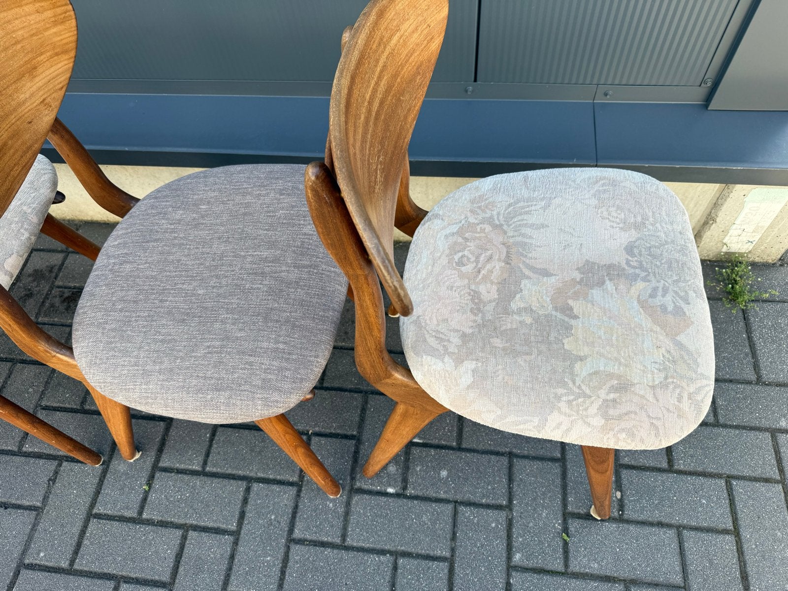 Set van 4 Awa eetkamerstoelen - Louis van Teeffelen design, Ophalen