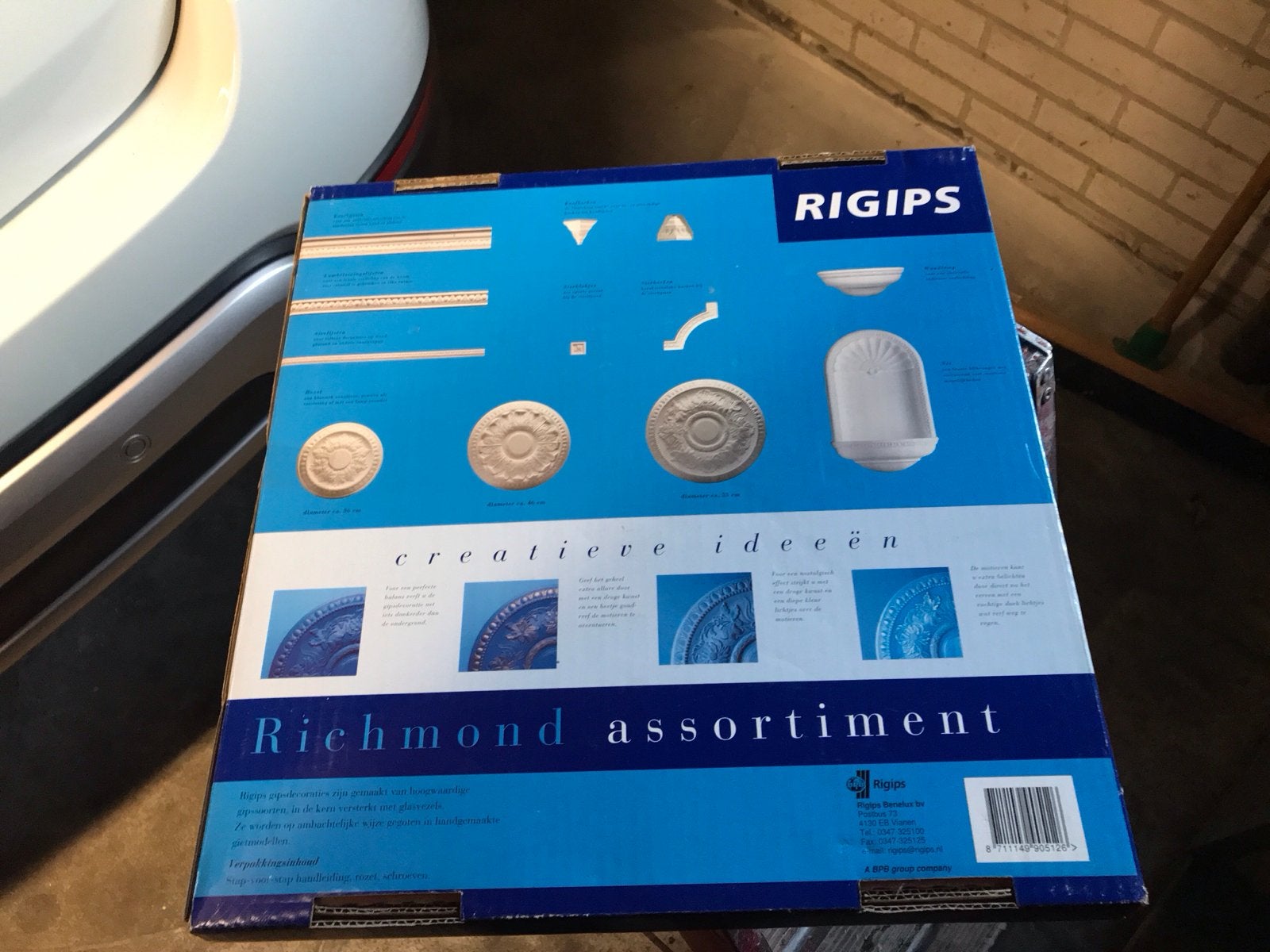 Rigips Richmond Rozet - ca. 36 cm, Ophalen, Overige materialen, Overige typen, Nieuw