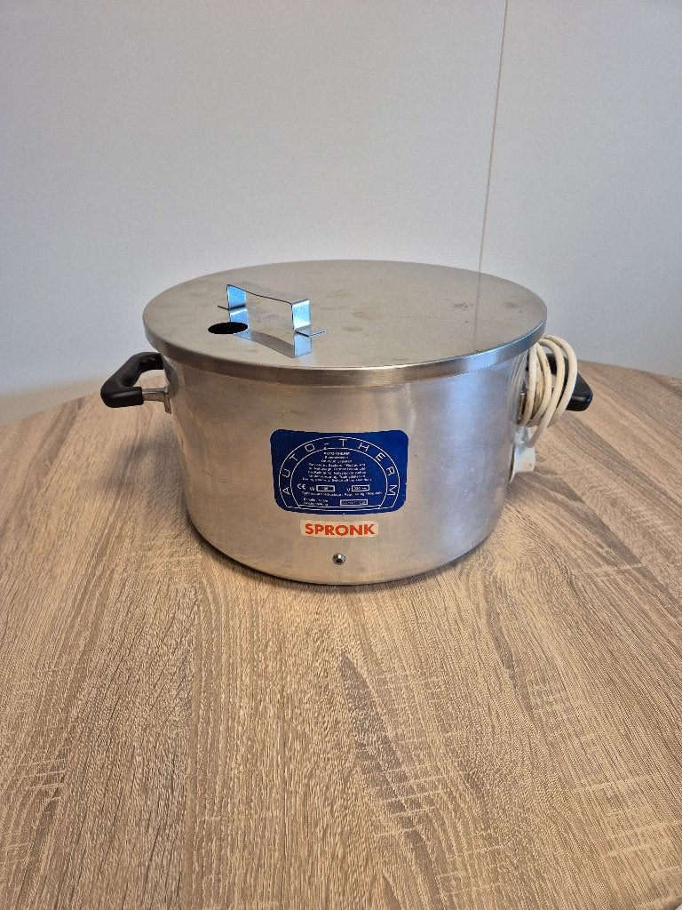 Chocolade smeltbak, warmhoudbak, tempreermachine 7,5L, Ophalen of Verzenden, Gebruikt, Bakkerij en Slagerij