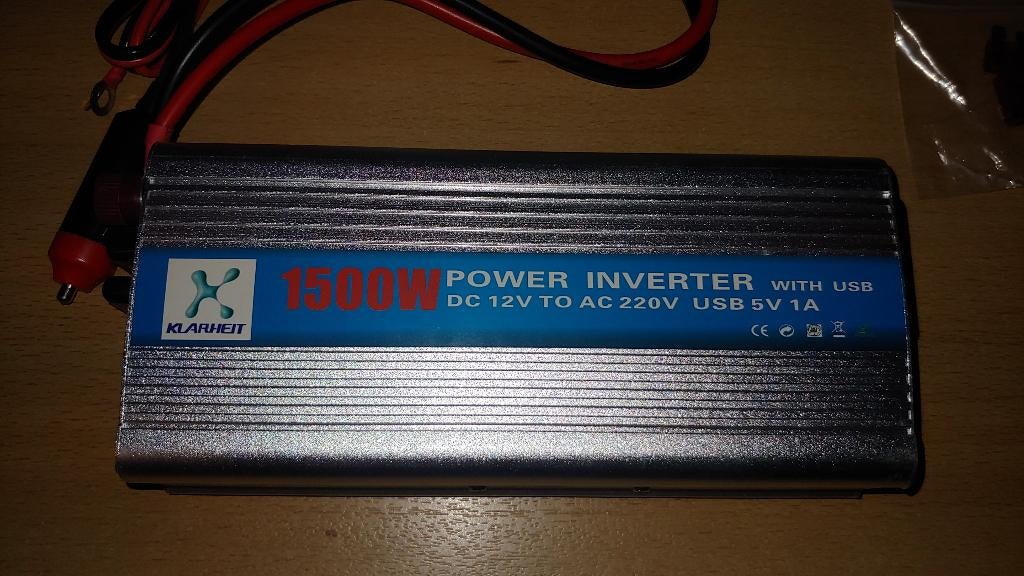 Power omvormer 1500W 12v naar 220v, Ophalen