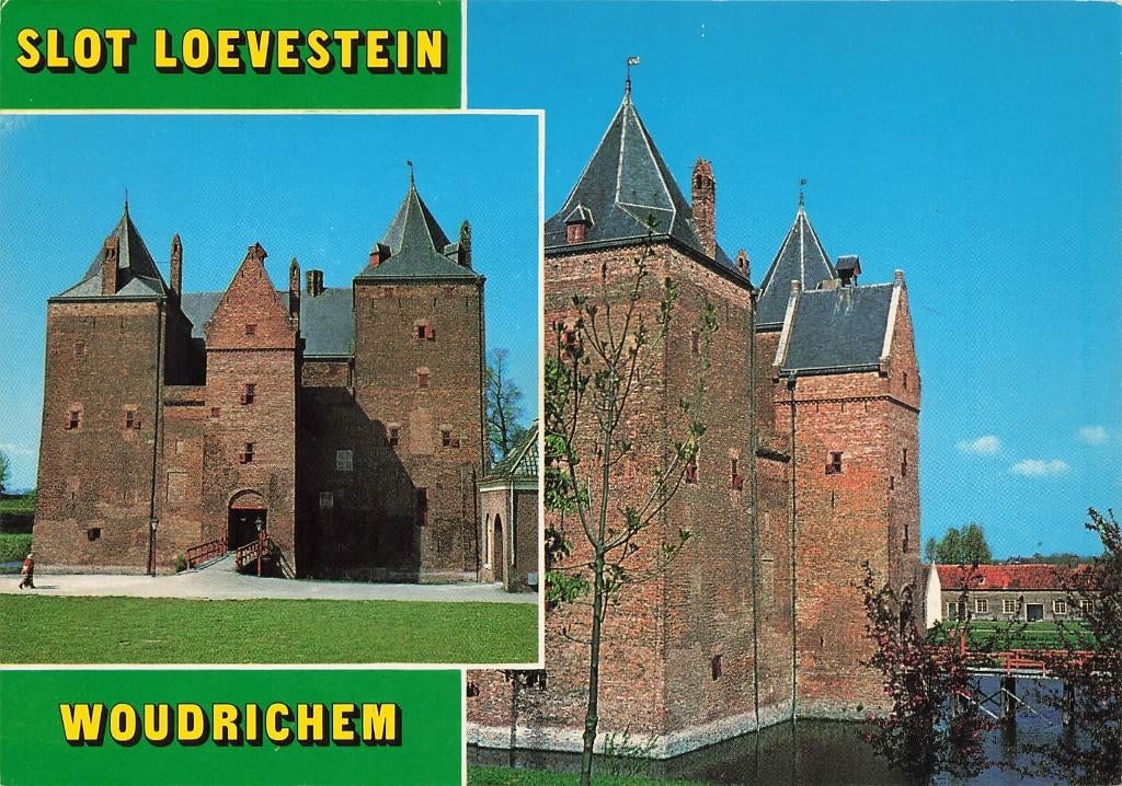 Woudrichem, Slot Loevestein, Verzamelen, Ansichtkaarten | Nederland, Ophalen of Verzenden, 1980 tot heden, Ongelopen, Noord-Brabant