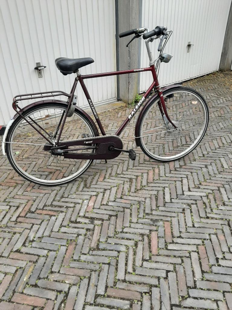 stevige heren fiets, Gebruikt, Versnellingen, Trommelrem, Ophalen