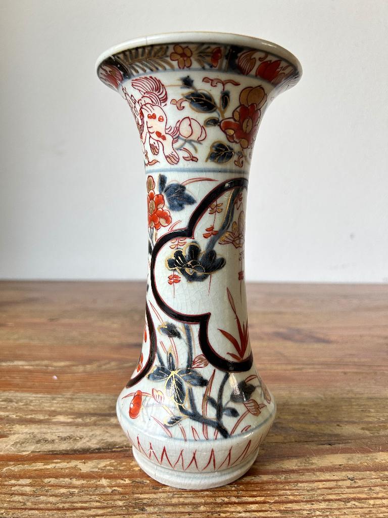 aas / bloemenvaas - antiek 1800 - Imari - porselein, Antiek en Kunst, Antiek | Vazen, Ophalen of Verzenden