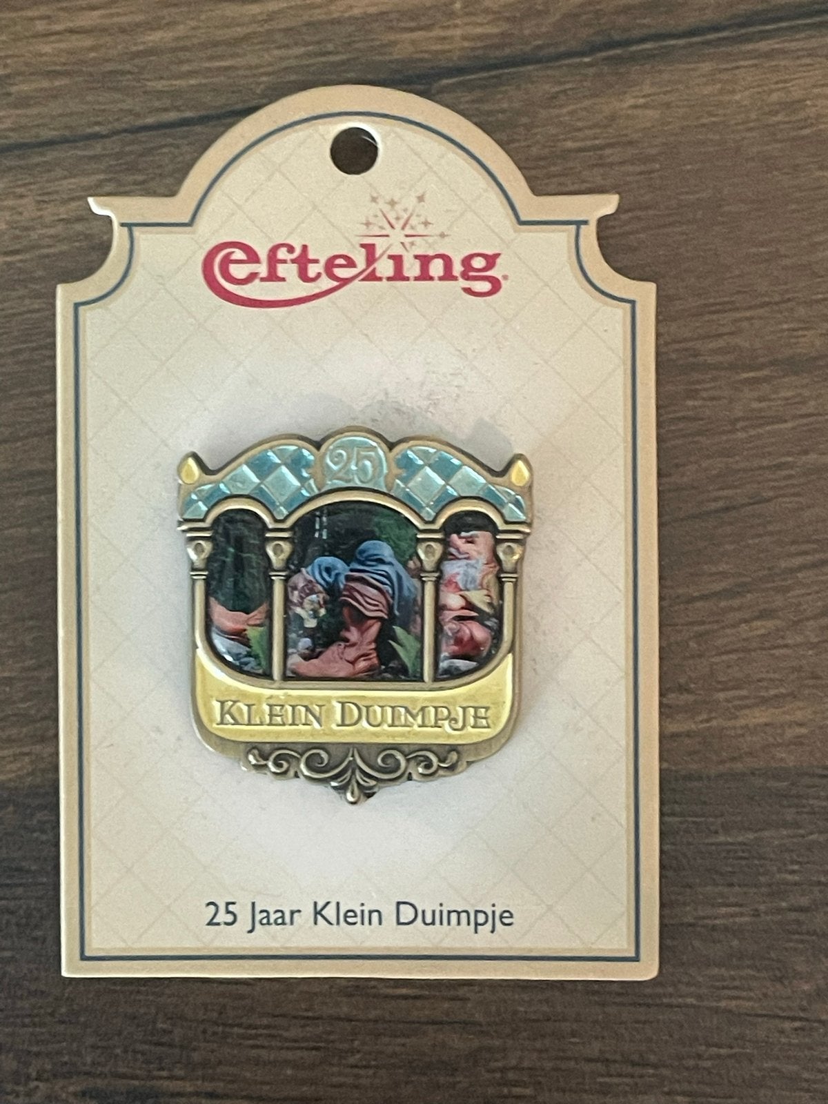 Efteling 25 Jaar Klein Duimpje Pin, Verzamelen, Ophalen of Verzenden, Nieuw, Button of Speldje