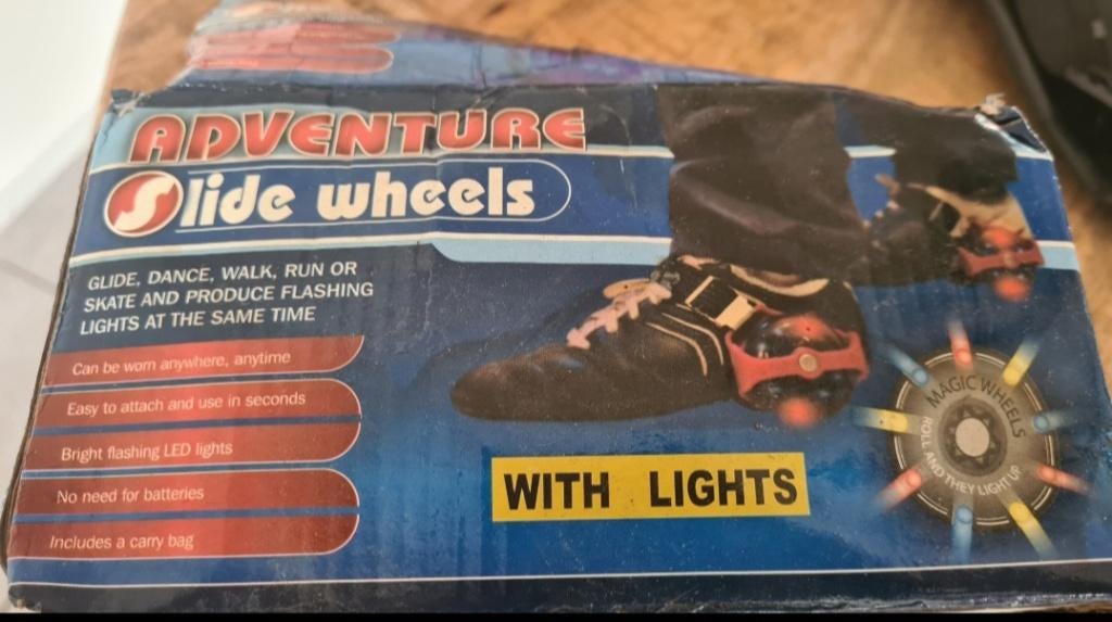 Slide wheels, Ophalen, Zo goed als nieuw