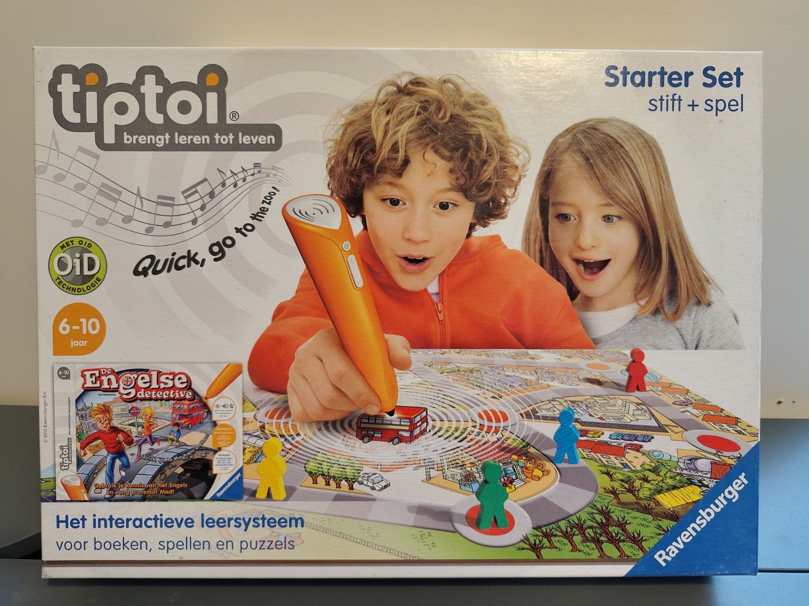 Tiptoi Starter Set / De Engelse Detective (6-10 je), Ophalen of Verzenden, Zo goed als nieuw, Ravensburger