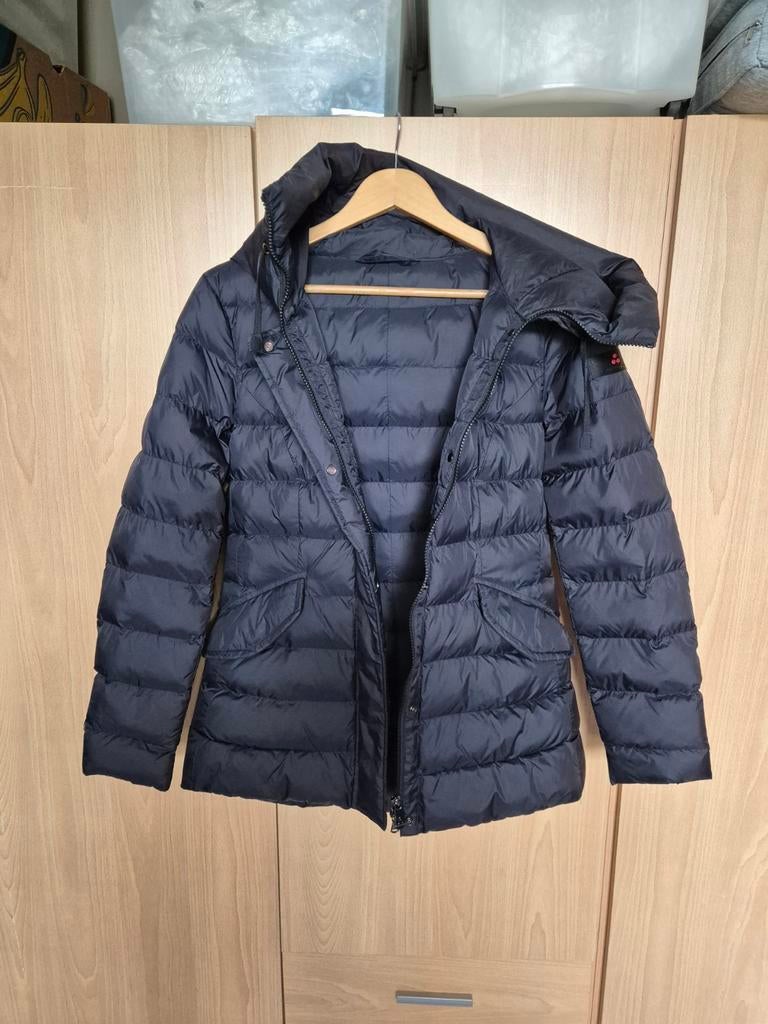Peuterey donsjas, maat 44 (L), Kleding | Dames, Jassen | Winter, Zwart, Maat 42/44 (L), Ophalen of Verzenden, Zo goed als nieuw