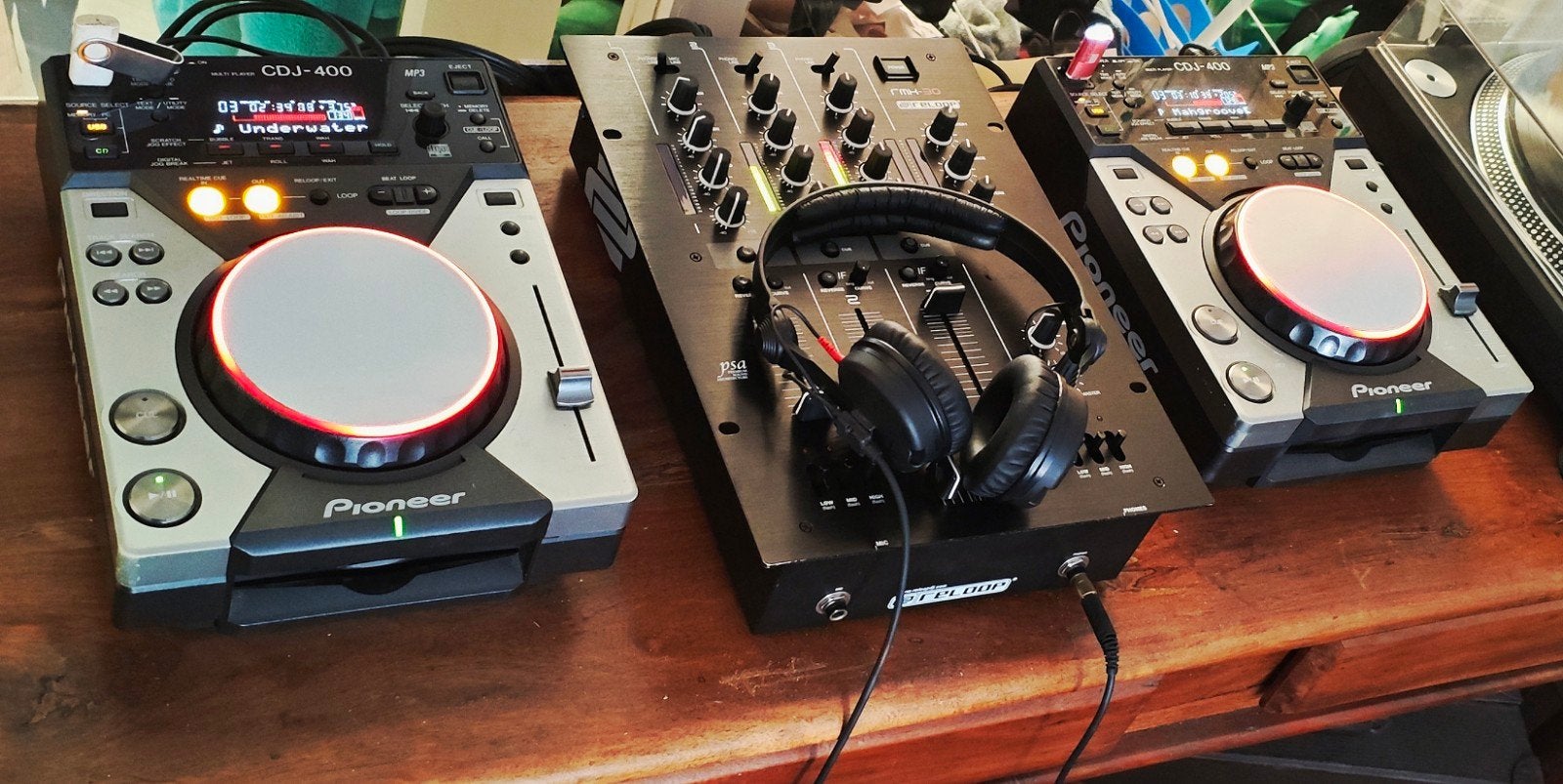 Pioneer CDJ-400 DJ-set met Reloop Rmx30, Ophalen of Verzenden, Gebruikt, Dj-set, Pioneer