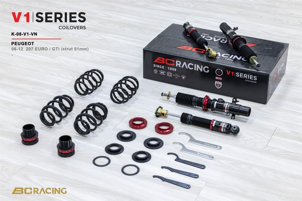 BC Racing schroefset verlaging - Peugeot 207 06-12, Ophalen of Verzenden