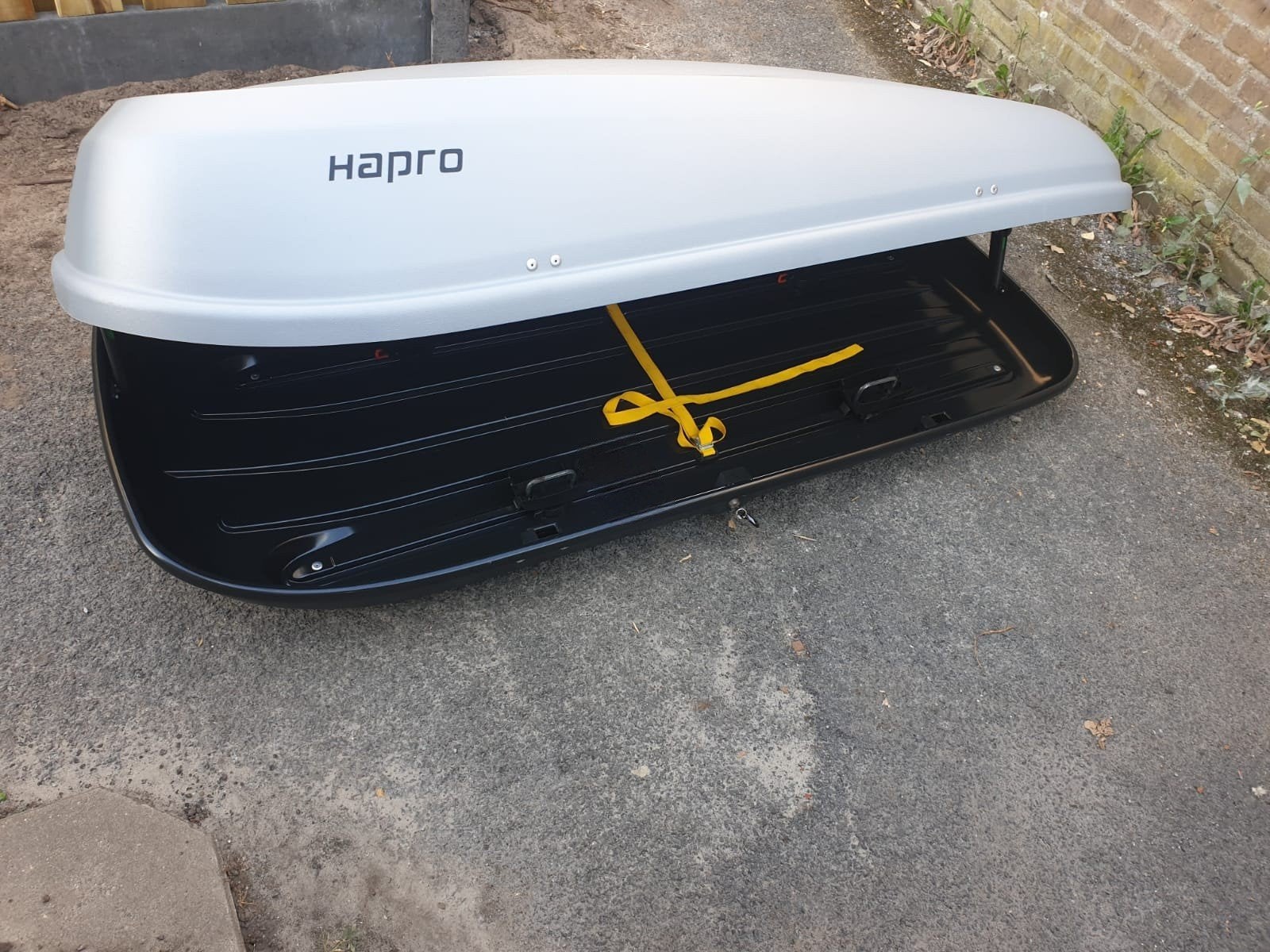 Zeer mooie grote Hapro Probox XL grijze dakkoffer skibox, Auto diversen, Ophalen of Verzenden, Zo goed als nieuw