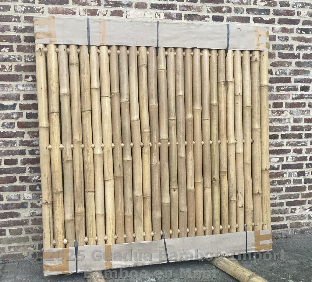 Tuinscherm bamboe donker of naturel kleur, 150 tot 200 cm, Nieuw, Ophalen of Verzenden, 150 tot 200 cm