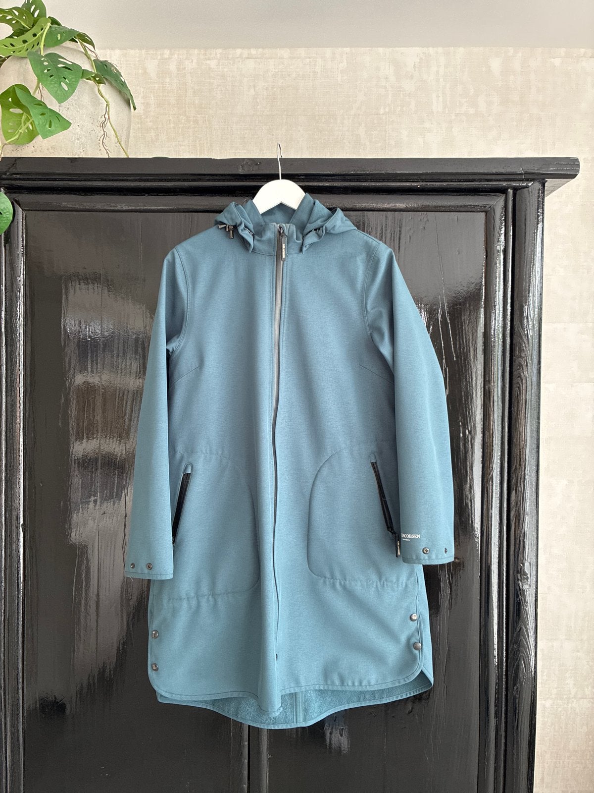 Ilse Jacobsen regenjas - Maat 38 (M), Ophalen of Verzenden, Zo goed als nieuw, Maat 38/40 (M), Blauw