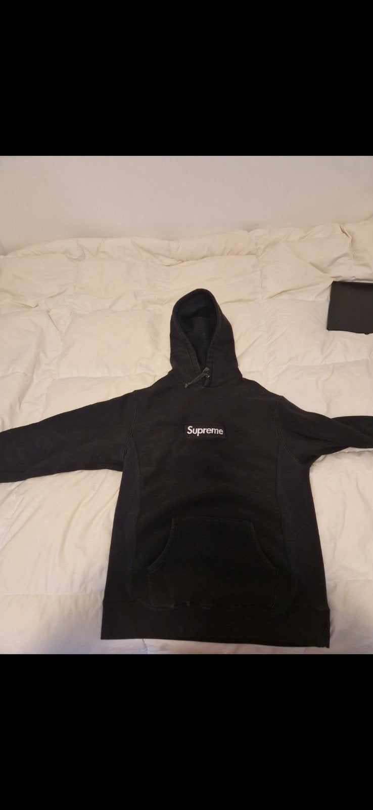 Supreme Box Logo Hoodie FW16 - Zo goed als nieuw, Zwart, Overige maten, Ophalen of Verzenden, Zo goed als nieuw