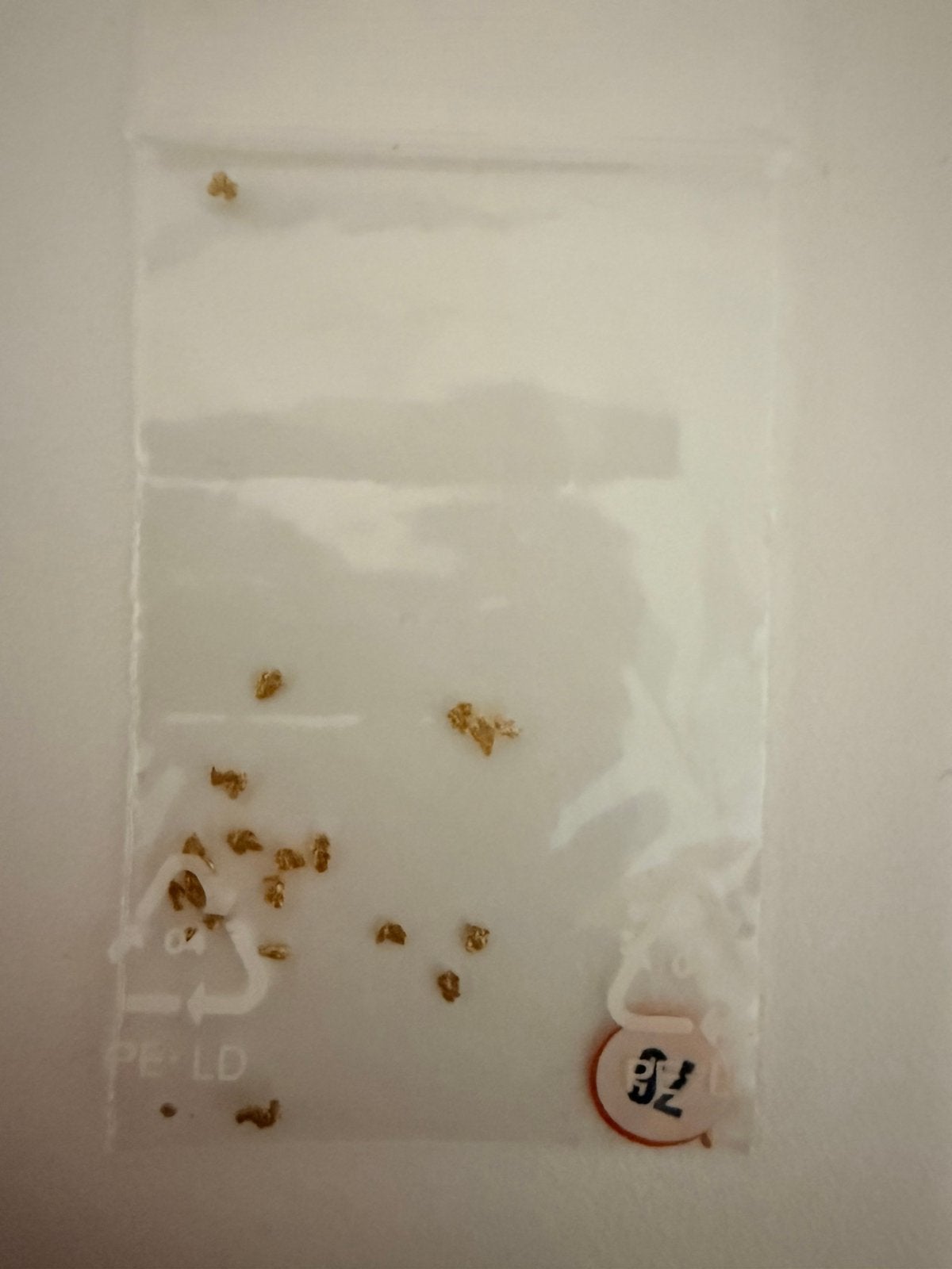 Natuurlijke goudvlokken uit Alaska (20-22 karaat), Ophalen of Verzenden, Nieuw