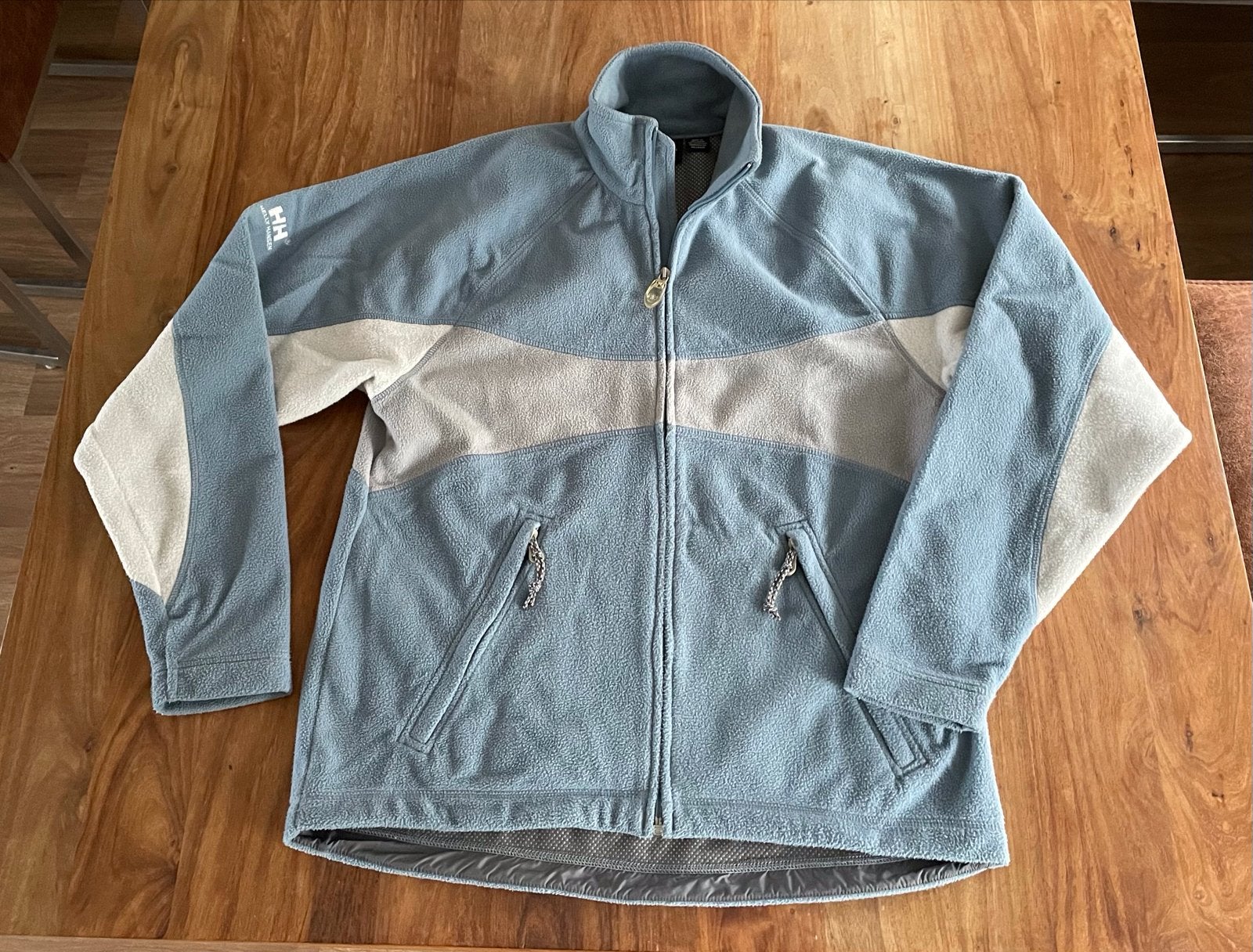 Helly Hansen fleece windstopper blauw/grijs maat S, Ophalen of Verzenden, Zo goed als nieuw, Maat 46 (S) of kleiner, Blauw
