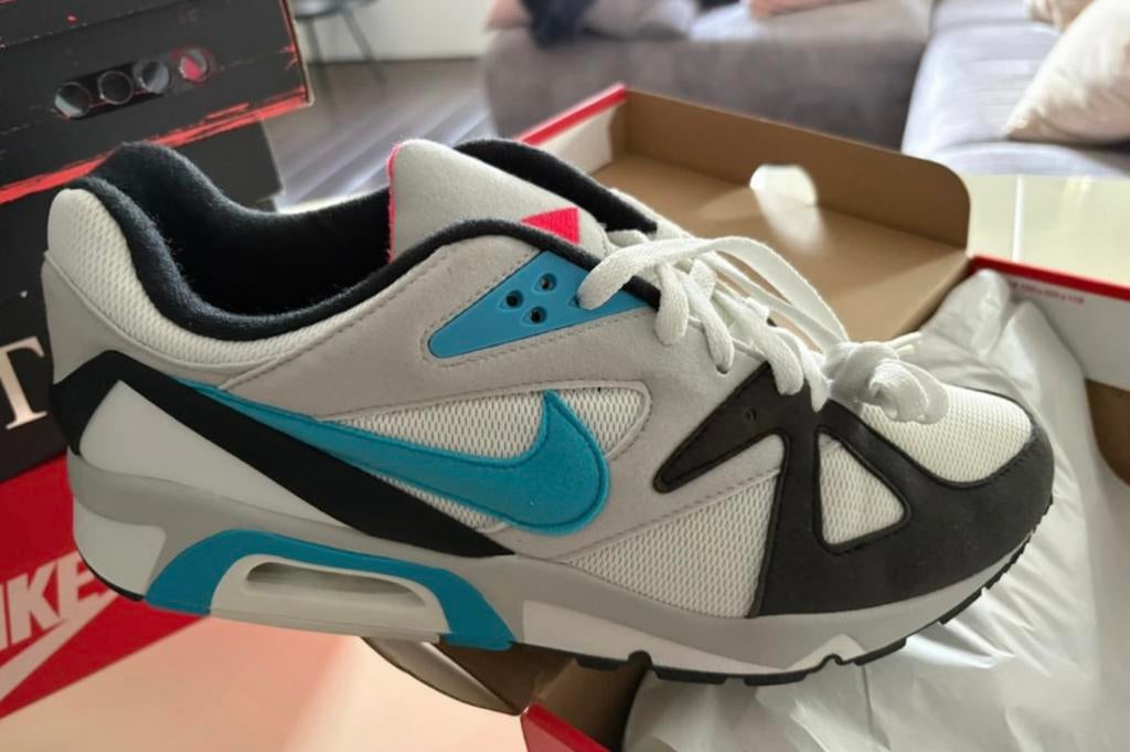 Nike Air Structure OG  Neo Teal 2021 maat 45,5, Wit, Nieuw, Ophalen of Verzenden, Sneakers of Gympen