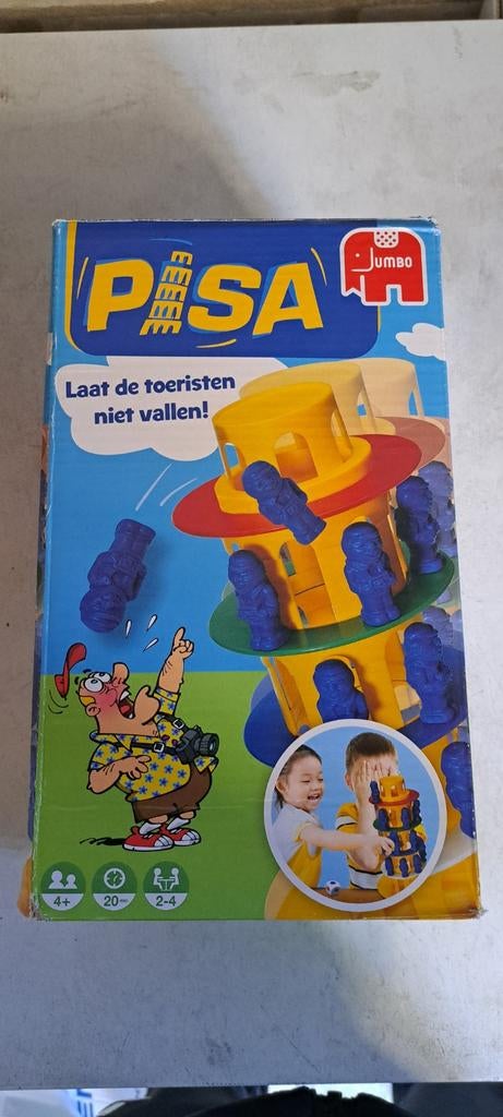 Pisa: Laat de toeristen niet vallen! - Jumbo Balansspel, Een of twee spelers, Ophalen of Verzenden, Gebruikt, Jumbo