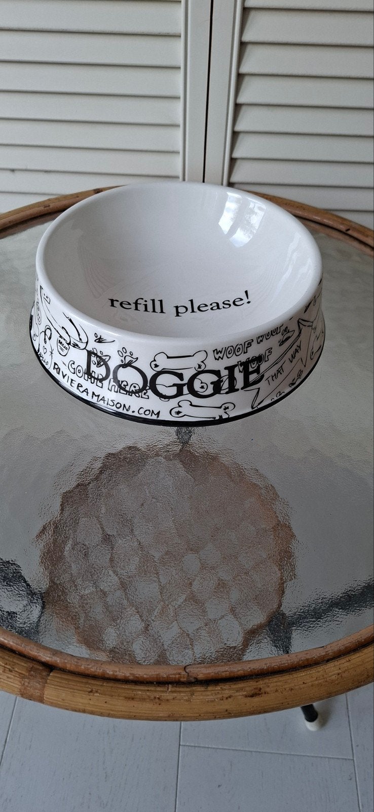Rivièra Maison Feeding Bowl Dog maat L, Ophalen of Verzenden, Zo goed als nieuw