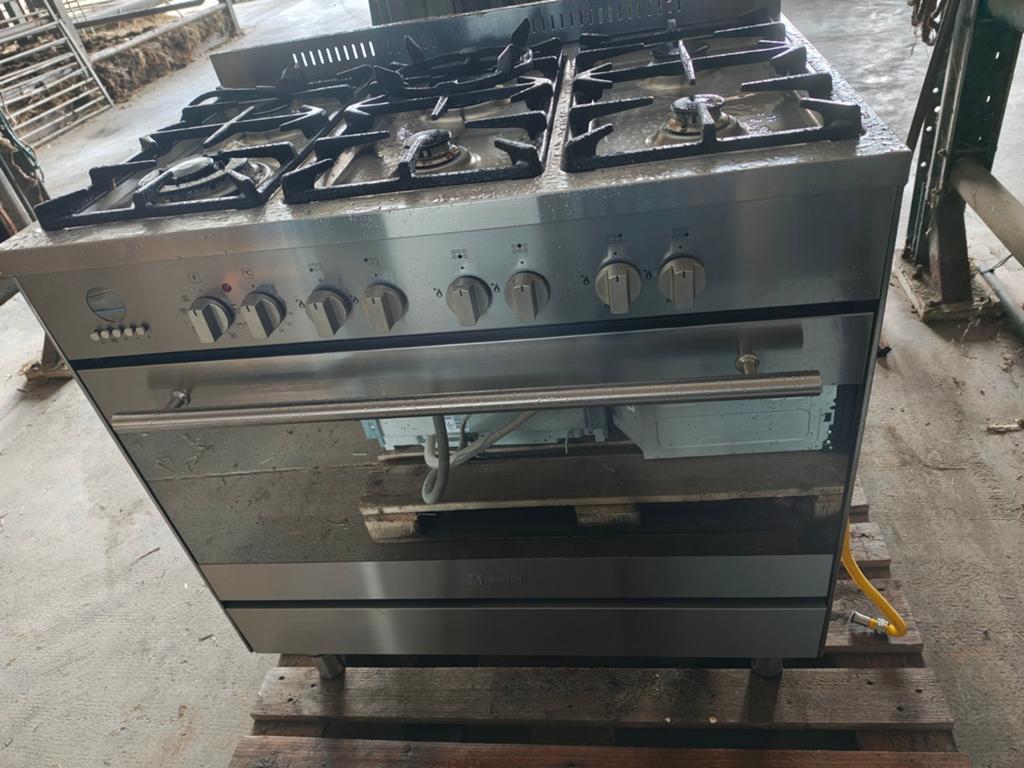 M system vrijstaand gasfornuis met oven, Gebruikt, 60 cm of meer, Ophalen of Verzenden, Gas