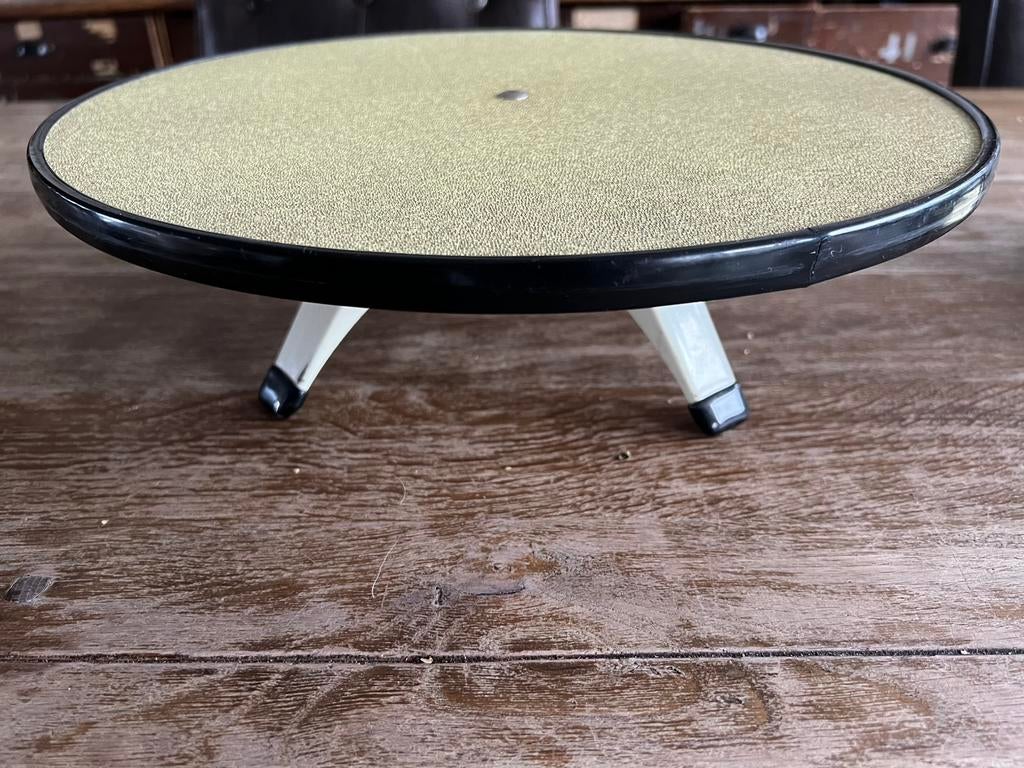 VINTAGE DRAAI/ TAART PLATEAU BRABANTIA, Ophalen of Verzenden