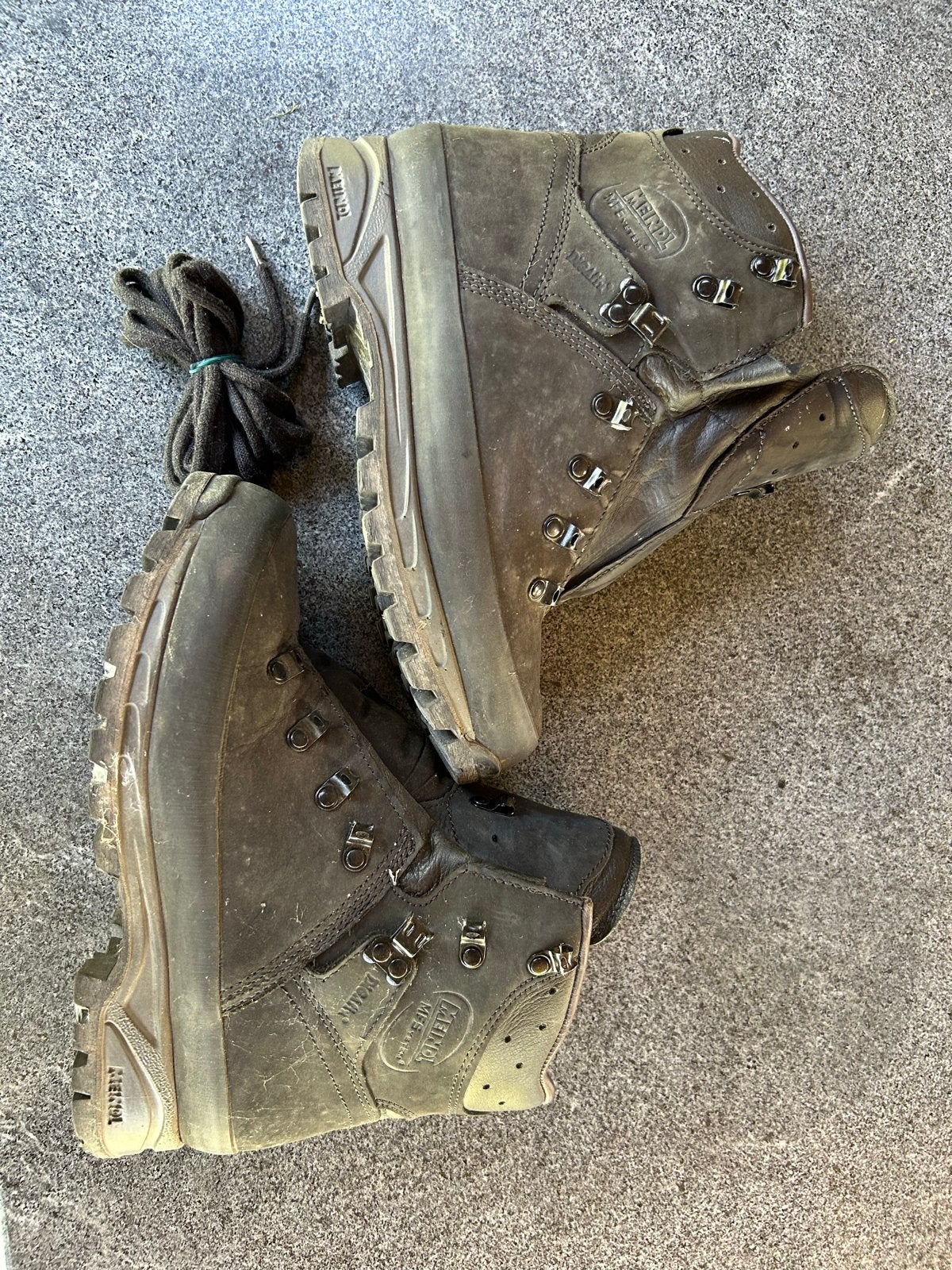 Meindl Gore-Tex Wandelschoenen - Maat 40 (260M), zeart, Zwart, Ophalen of Verzenden, Gedragen, Wandelschoenen of Bergschoenen