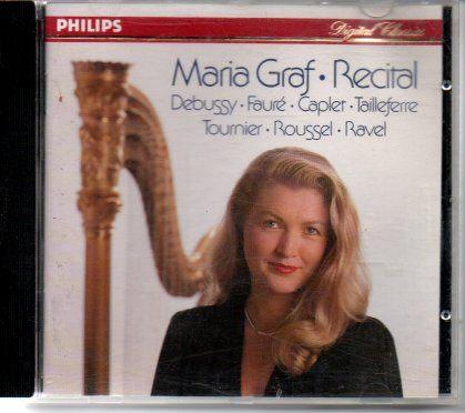 Maria Graf, harp:  Recital, Ophalen of Verzenden, Romantiek, Zo goed als nieuw, Kamermuziek