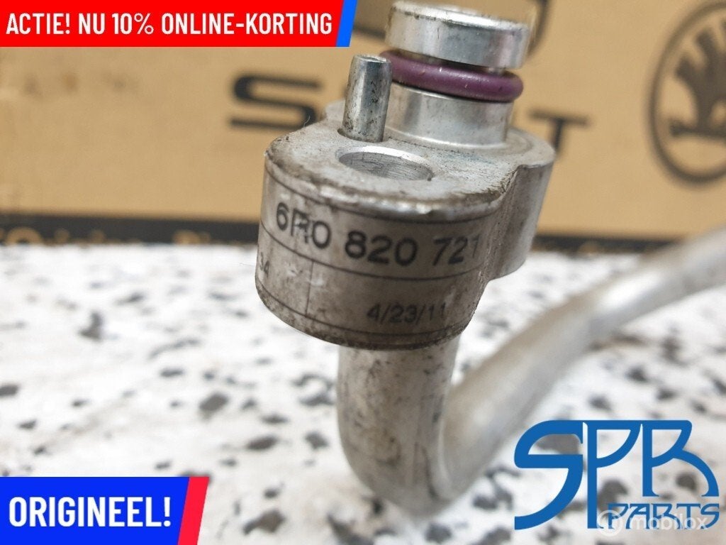 Aircoleiding VW POLO 6R VAG KOELMEDIUMLEIDING 6R0820721G, Auto-onderdelen, Gebruikt, Volkswagen, Ophalen of Verzenden, Volkswagen