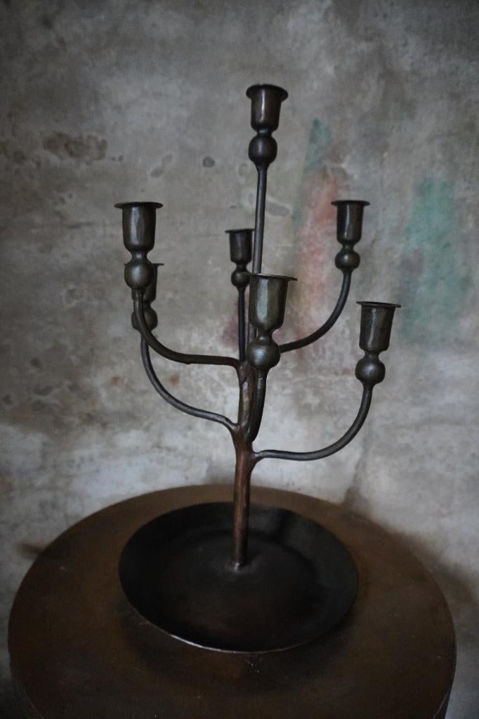 Nieuwe H.D. Living metalen kandelaar - 47cm x 24cm, Na, 25 tot 50 cm, Na, Nieuw