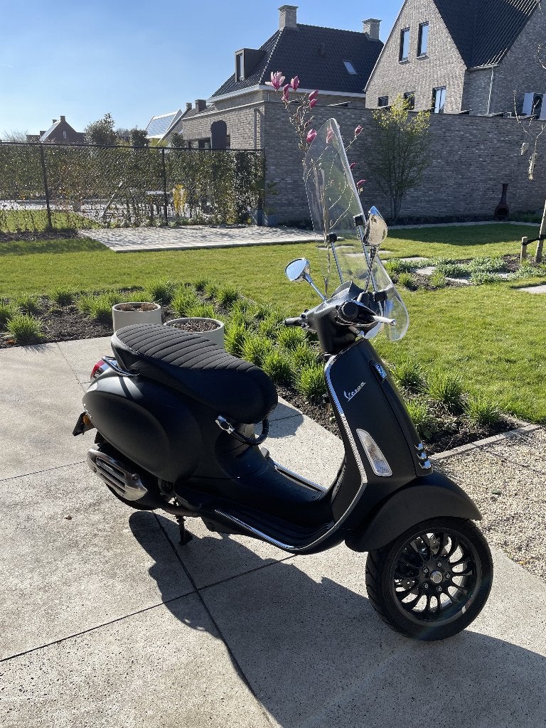 Piaggio Vespa Sprint 50, snorscooter, mat zwart, Fietsen en Brommers, Snorfietsen en Snorscooters, Zo goed als nieuw, Piaggio