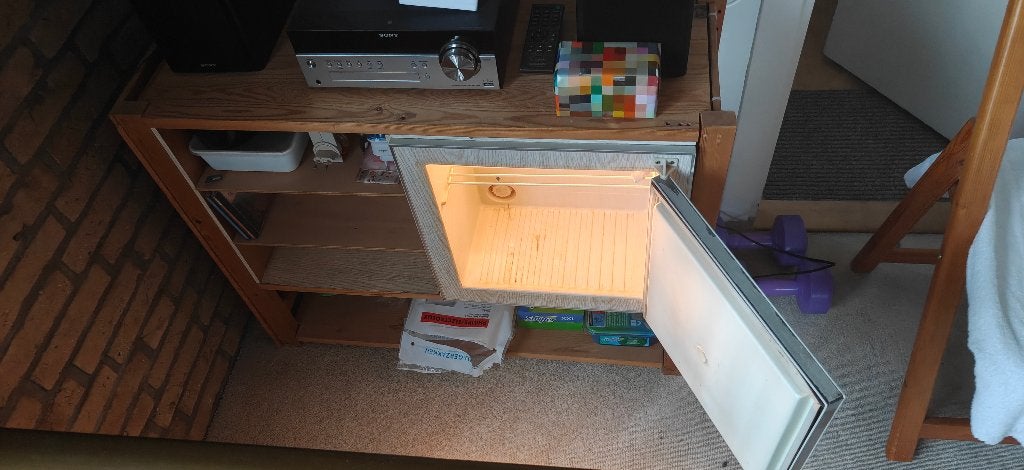 Kleine koelkast, Ophalen, Minder dan 75 liter, Zonder vriesvak, Gebruikt
