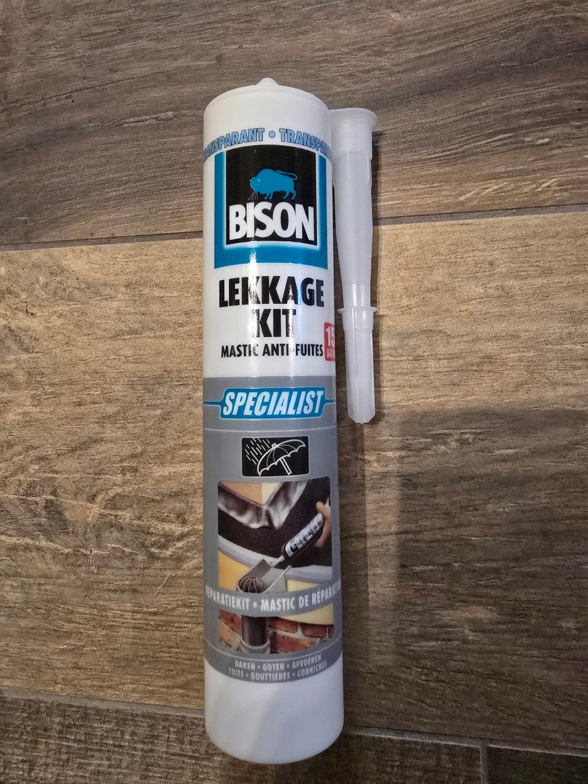 4x Bison Lekkagekit Transparant 300 ml – nieuw en ongeopend, Minder dan 4 cm, Overige materialen, Nieuw, Ophalen of Verzenden