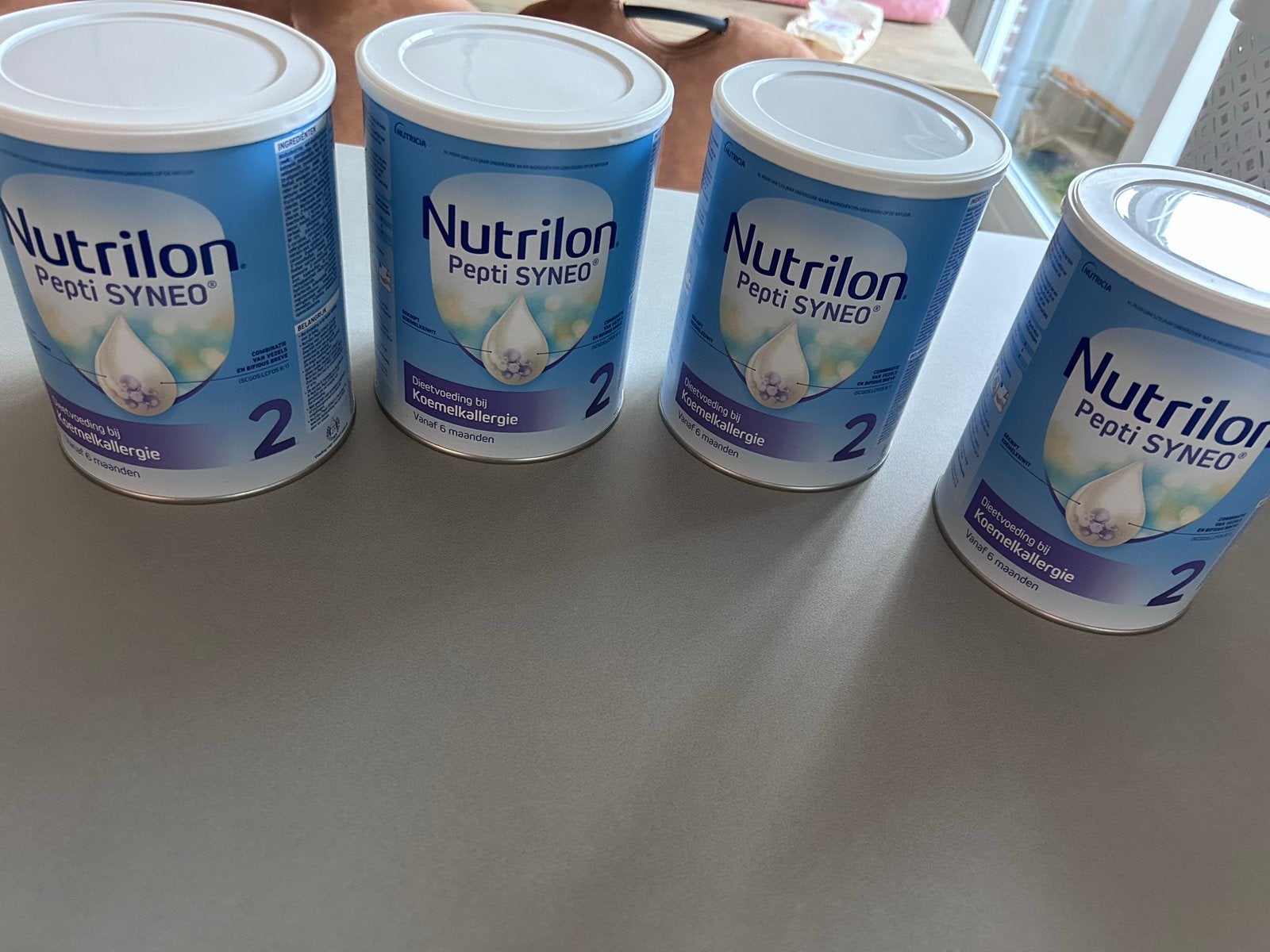 4x Nutrilon Pepti SYNEO 2 - Koemelkeiwitallergie, Ophalen of Verzenden, Nieuw, Babyvoedingmaker, Nutrilon
