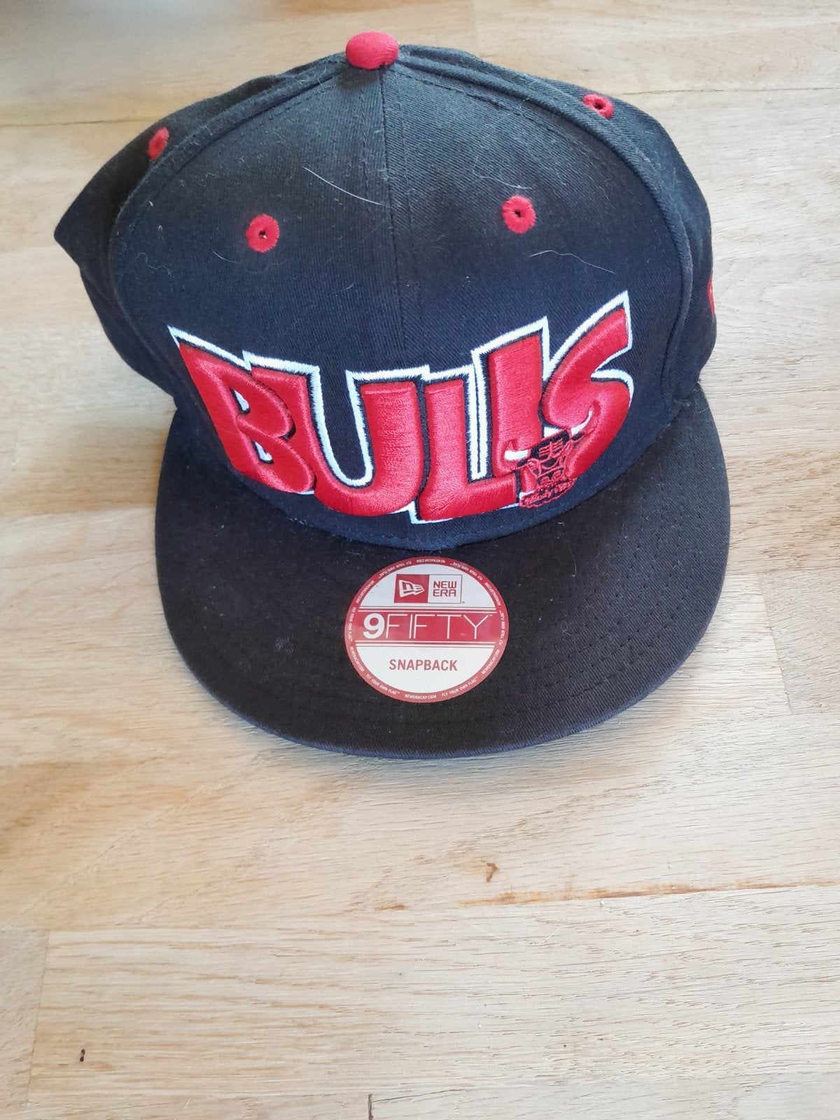 New Era 9FIFTY Chicago Bulls Snapback Pet Zwart, Nieuw, Pet, New Era, One size fits all