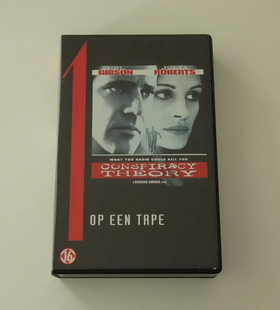 Conspiracy Theory - Film op VHS uit 1997, Vanaf 16 jaar, Ophalen, Zo goed als nieuw
