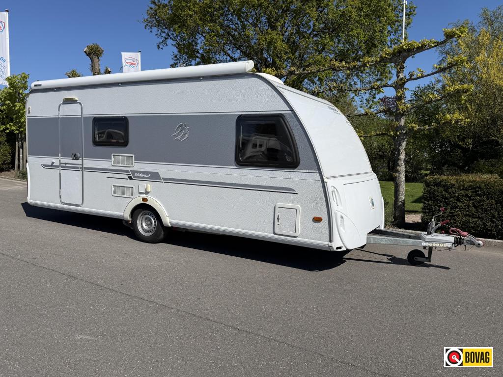 Knaus Sudwind 550 FSK verkocht, Caravans en Kamperen, Caravans, Rondzit, Overige typen, Schokbreker, Bedrijf