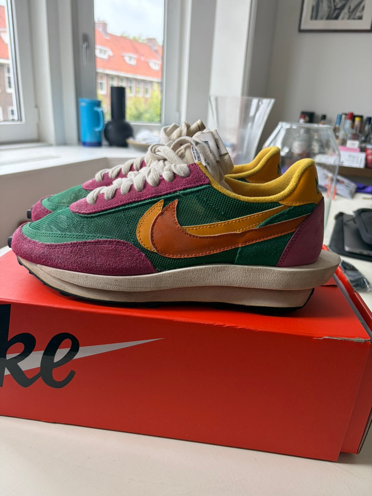Nike Sacai Waffle, Kleding | Heren, Ophalen of Verzenden, Zo goed als nieuw, Overige kleuren