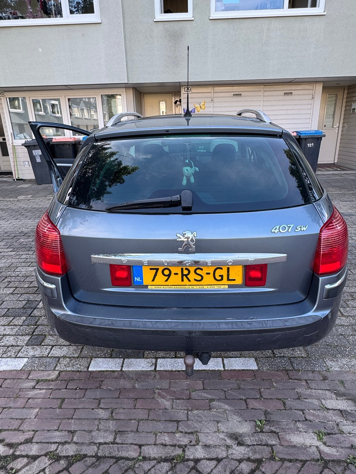 Peugeot 407 1.8 16V SW 2005 Grijs, Voorwielaandrijving, Stof, 4 cilinders, 1749 cc
