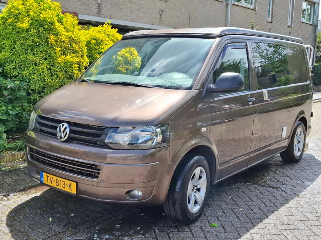 Volkswagen T5 Camper GP (medio juni beschikbaar), Caravans en Kamperen, Buscamper of Camperbus, Volkswagen, Airbags, Particulier