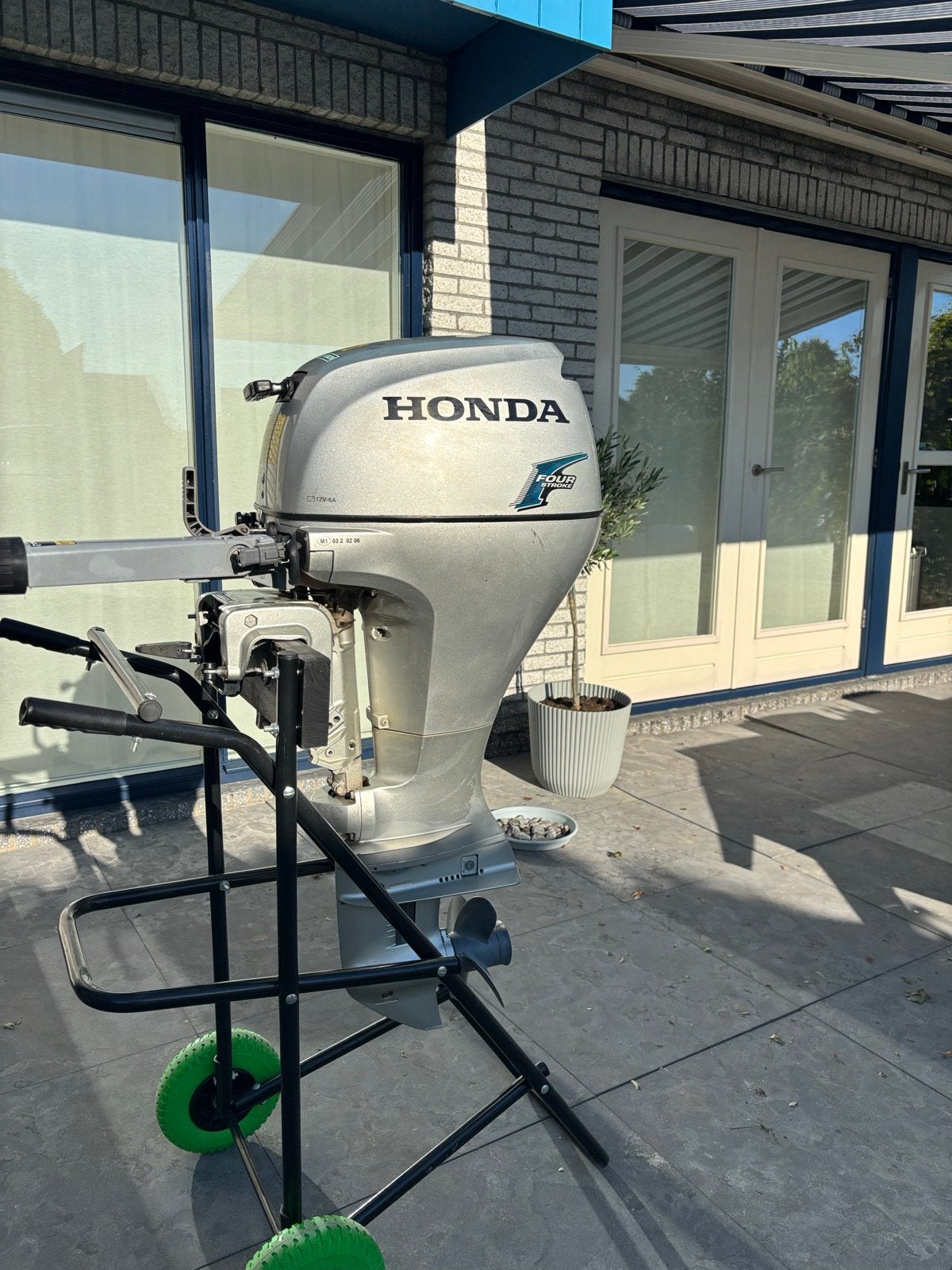 Honda 20 pk buitenboordmotor - BF 20D, Watersport en Boten, Ophalen, 10 tot 30 pk, Gebruikt, Viertaktmotor