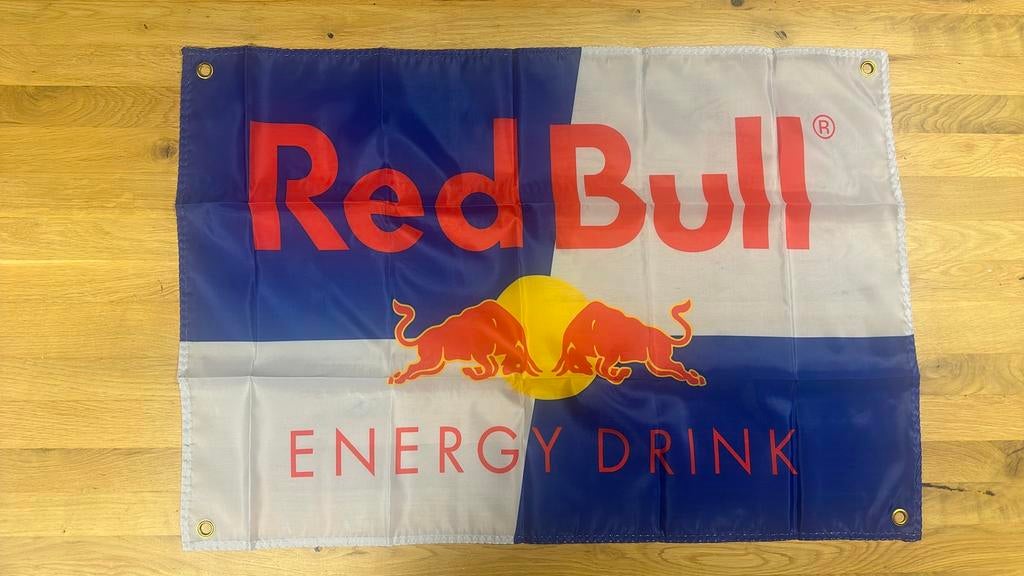 Redbull energy vlag bar kroeg verzamel 90x60, Ophalen of Verzenden, Nieuw
