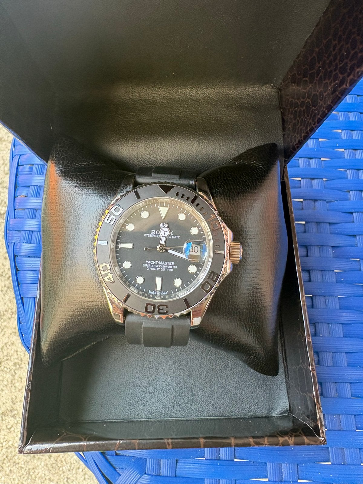 Rolex Yacht-Master 40mm - Zo goed als nieuw, Sieraden, Tassen en Uiterlijk, Horloges | Heren, Polshorloge, Kunststof, Ophalen of Verzenden