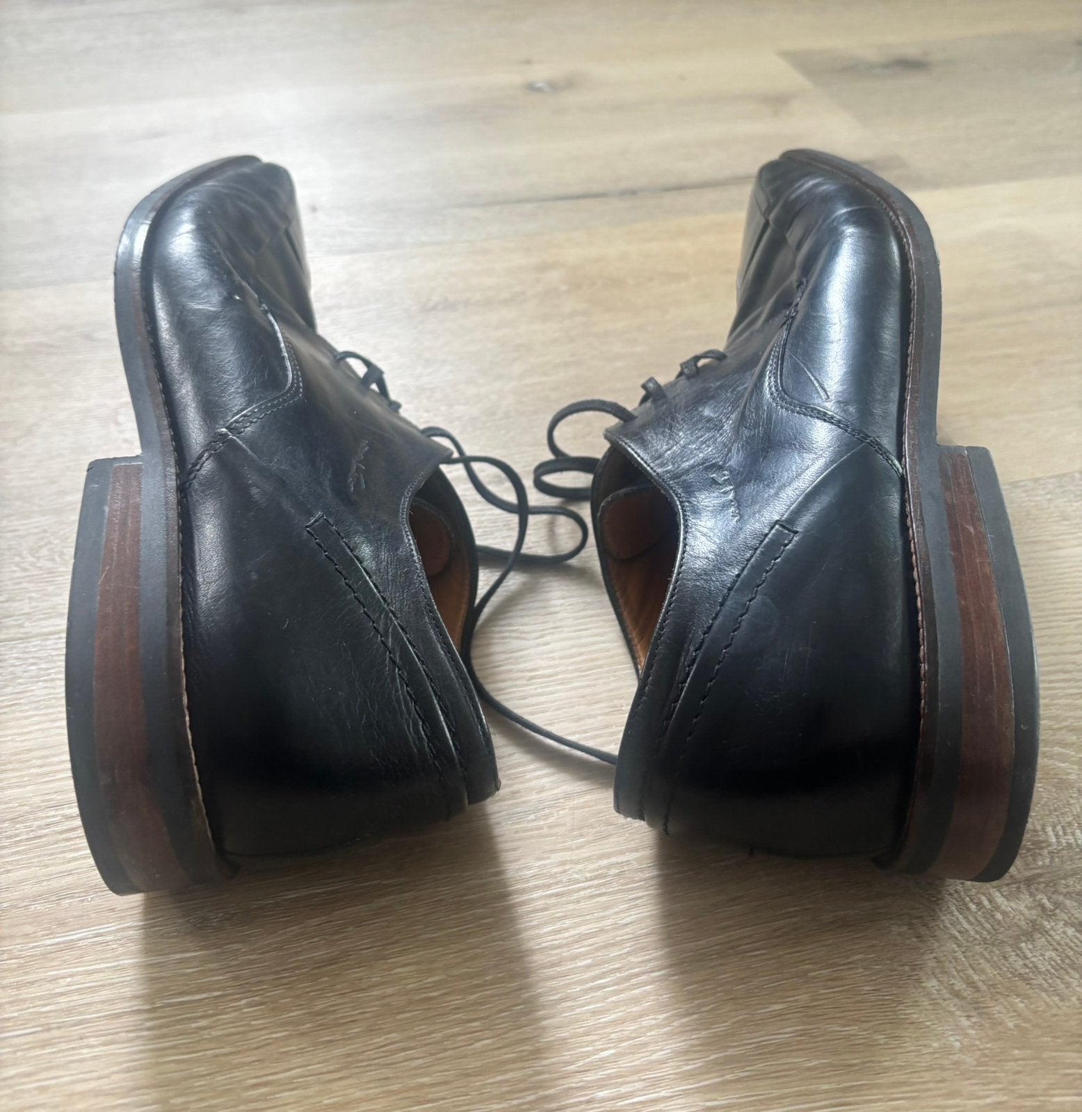 Van Lier schoenen maat 10, Zwart, Ophalen of Verzenden, Zo goed als nieuw, Veterschoenen