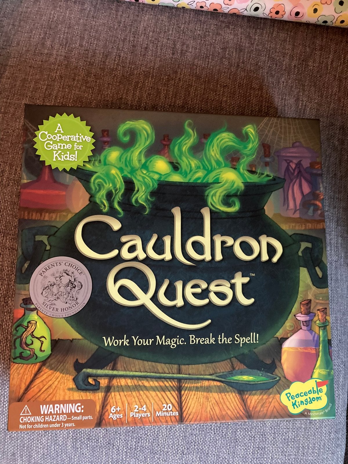 Cauldron quest - bordspel, Hobby en Vrije tijd, Gezelschapsspellen | Bordspellen, Ophalen, Zo goed als nieuw