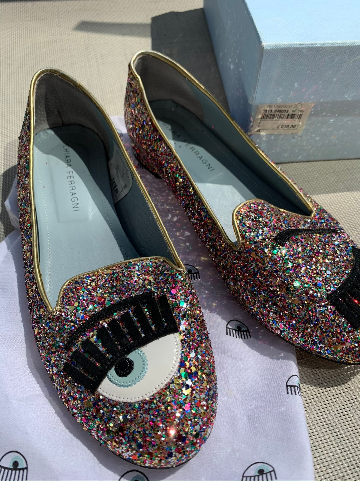 Chiara Ferragni - maat 39 / glitter fashion item️, Kleding | Dames, Schoenen, Ophalen of Verzenden, Zo goed als nieuw, Zwart