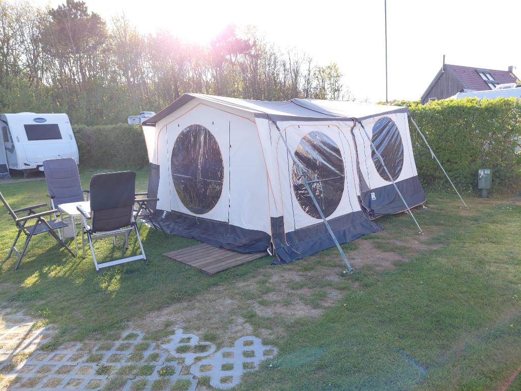Raclet Solena 2016 2 persoons vouwwagen te koop, Caravans en Kamperen, Vouwwagens, Ophalen, Blauw, Tot en met 2, Raclet