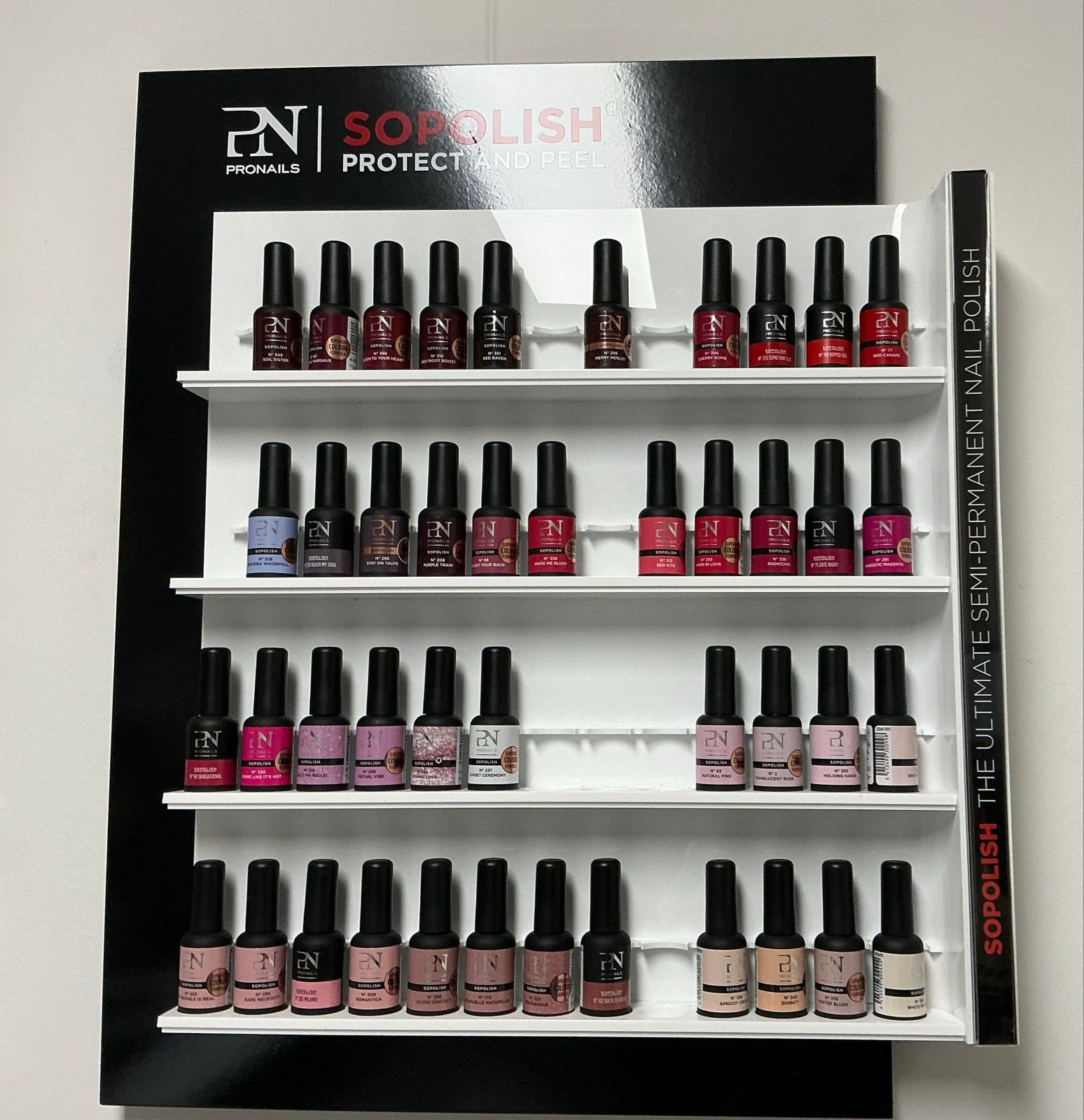 Pronails Soplish Display met Gellakken, Sieraden, Tassen en Uiterlijk, Ophalen, Overige kleuren, Zo goed als nieuw, Handen en Nagels