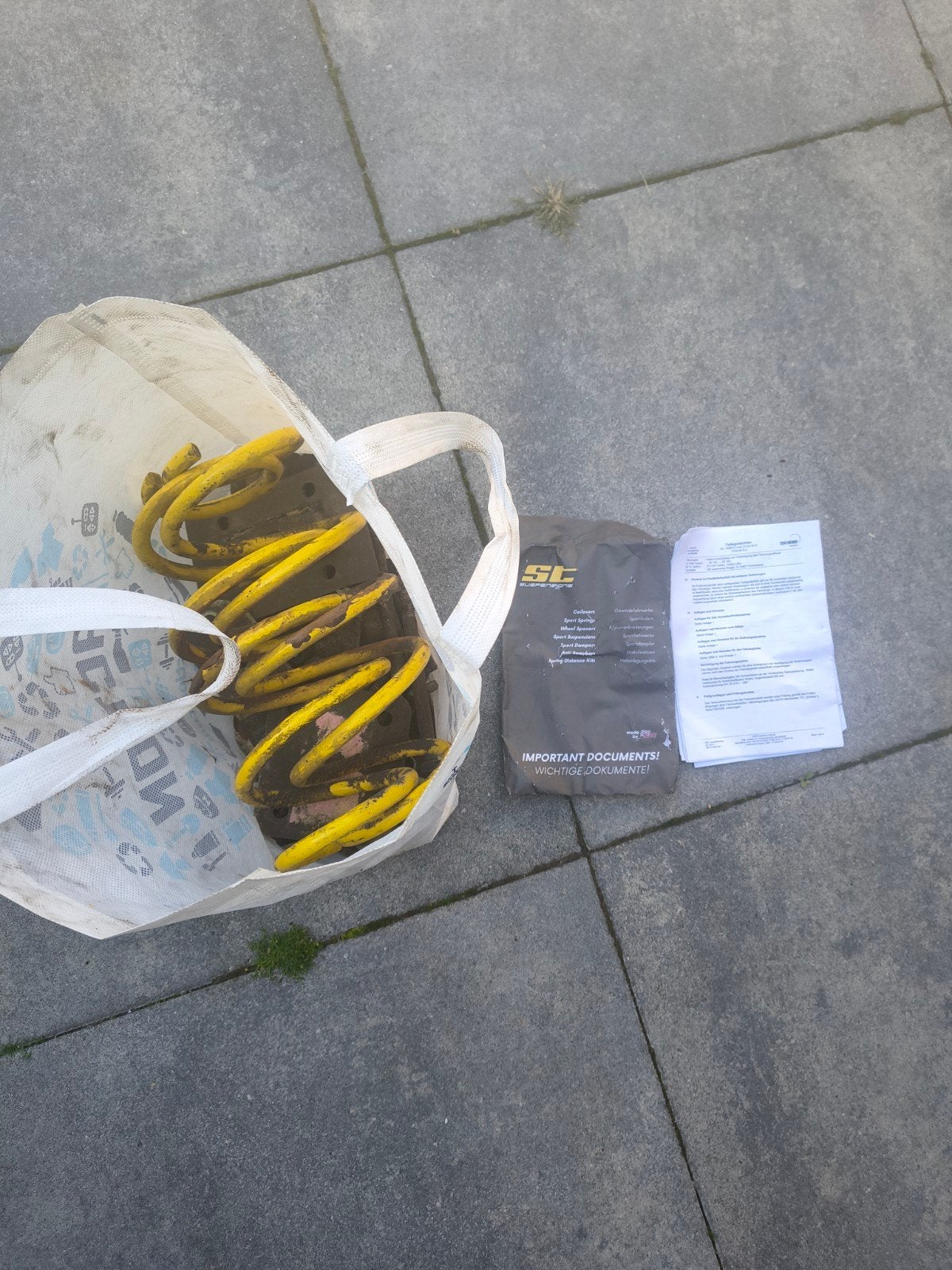 ST KW vw caddy verlaging set, Auto-onderdelen, Ophalen, Gebruikt, Volkswagen