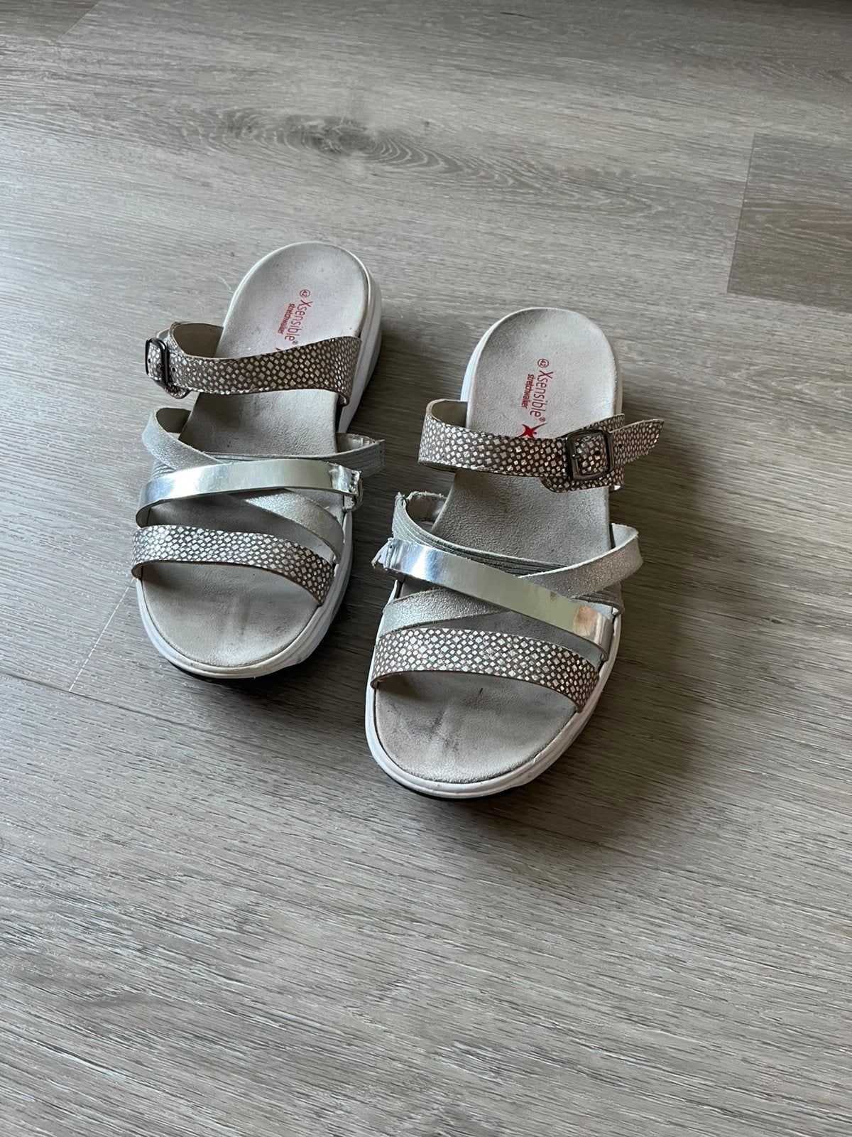 Xsensible dames slippers maat 42, Slippers, Ophalen of Verzenden, Zo goed als nieuw, Grijs